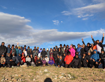 Happy Kailash Yatri at Mansarovar Lake