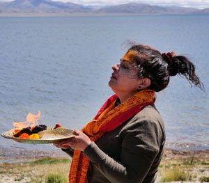 Aarati Puja at Kailash Mansarovar